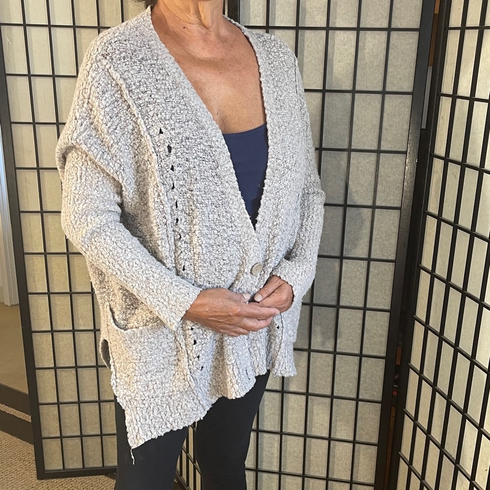 Free People Soft Cream Cardigan